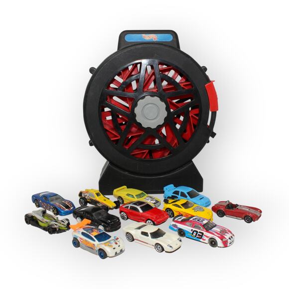 Hot Wheels Sto&Go Race Case Mattel 1998 with 12 cars - Picture 11 of 16